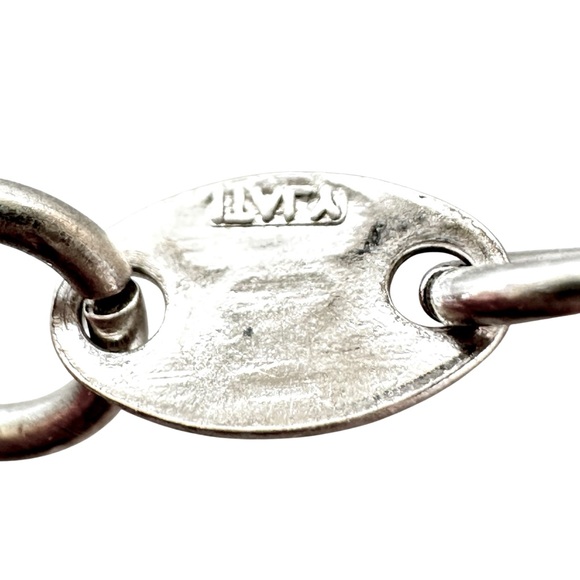 Arezzo .925 Silver Choker Necklace with Unbranded Modernist Pendant - Picture 5 of 8